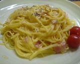 A picture of step 7 of Carbonara Pasta One Pan Cooking.
