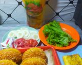 Foto langkah ke 11 dari resep Donat Labu Kuning_ala2 Burger.