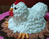 Foto langkah ke 9 dari resep 3D Chicken Cake.
