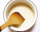 A picture of step 2 of Fluffy and Rich Kinako Soy Flour Mousse.