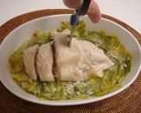 A picture of step 5 of Cabbage and Chicken Breast Steamed in the Microwave.