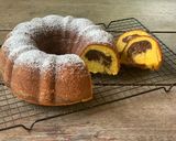 Foto langkah ke 6 dari resep Cake Marmer Kopi Cokelat (Moka).