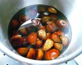 A picture of step 2 of Easily Peel Chestnuts with a Pressure Cooker.