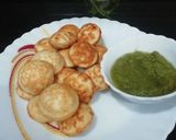 A picture of step 4 of Paniyaram.