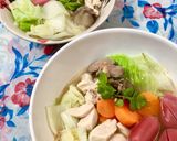 รูปขั้นตอนการทำที่ 2 ของ สุกี้ไหมจ้ะ 🍅🥕🥦 #กินผักรักสุขภาพ3