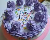 A picture of step 9 of Colourful cream cake.