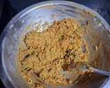 A picture of step 1 of Rasiya Dhokla (Left over Rice).