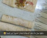 صورة لخطوة 9 من وصفة شاورما الدجاج بخبز الشراك 😍