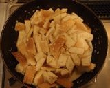 A picture of step 2 of French Toast made without Milk or Eggs.