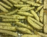 A picture of step 3 of Greek Feta Fries.