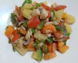 Foto del paso 5 de la receta: Ensalada de bacalao con papa y zanahoria