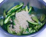 A picture of step 4 of Cucumber with Sesame Seeds.