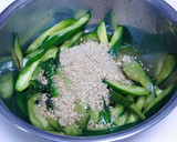 A picture of step 4 of Cucumber with Sesame Seeds.