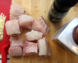 A picture of step 1 of Brazilian Fish Moqueca.