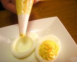 A picture of step 2 of Deviled Eggs for Parties and Events.