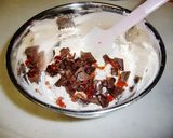 A picture of step 3 of Easy Chocolate Maple Scones.