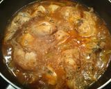A picture of step 9 of Spicey chicken with gravy.