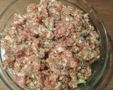 Foto del paso 3 de la receta Calamares rellenos de carne y verduras con guarnición de arroz