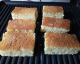 A picture of step 3 of Grilled Cake#Snackrecipescontest.