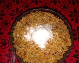A picture of step 4 of Baati choorma.