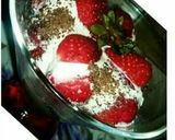 A picture of step 5 of Creamy Strawberry🍧🍓.