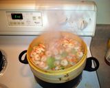 A picture of step 3 of Yellow squash Noodles (Non-Pasta) & Garlic Shrimp.