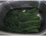A picture of step 5 of An Easy Method for Parboiling Greens.