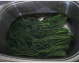 A picture of step 5 of An Easy Method for Parboiling Greens.