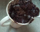 A picture of step 6 of Chocolate mug cake.
