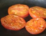 A picture of step 9 of Mackerel Tatsuta Topped with Grilled Tomato.