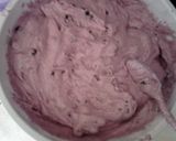 A picture of step 4 of 2 ingredient blueberry cake.