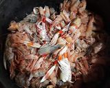 Foto del paso 4 de la receta: Alubias blancas con cigalitas, langostinos y gambas