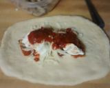 A picture of step 2 of TL's Easy Stromboli.
