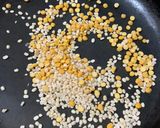 A picture of step 1 of Sambar powder - store it in jar.