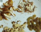 A picture of step 2 of Umm Ali with left over bread corners.