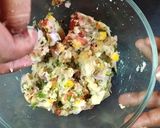 मोनाको बिस्कुट सेव पूरी (Monaco Biscuit Sev Puri recipe in Hindi) रेसिपी चरण 3 फोटो