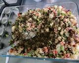 Une image de l'étape 23 de Taboulé aux tomates, légumes, raisins, herbes et épices.