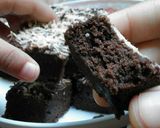 Foto langkah ke 10 dari resep Brownis Coklat Panggang 1 Telur.. chewy,moiss,yummy.