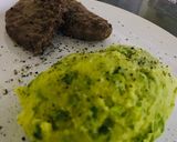 A picture of step 4 of Potato and Pea mash.