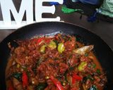 Foto langkah ke 6 dari resep Cumi asin,pete,kemangi pedas.