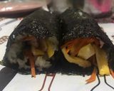 Foto langkah ke 8 dari resep Kimbap (Manfaatin nasi sisa semalam 😁).