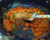 A picture of step 2 of Paneer achari masala.
