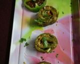 A picture of step 14 of Palak Pinwheel pizza.