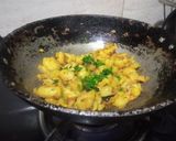 A picture of step 3 of Tangy potato sabzi.