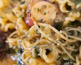 Foto del paso 8 de la receta: Mafalda y capelini con salsa de pulpo