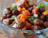 A picture of step 9 of Black chana chaat.