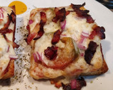 Foto del paso 4 de la receta: PanPizza de bacon y cebolla