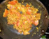 A picture of step 4 of Besan tamatar achari.