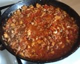 A picture of step 6 of Vickys Greek-Style Lamb Stuffed Aubergine, GF DF EF SF NF.
