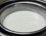 A picture of step 2 of Simplified Recipe Blancmange.